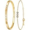 Bracelets Sc Boh&egrave;me B2541-20-DORE+BS4274-DORE Dor&eacute; Grenoble