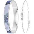 Bracelets Sc Crystal B4344-ARGENT+BS4274-ARGENT Grenoble