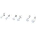 Boucles oreilles Sc Crystal B4216 Argent&eacute; Grenoble