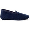 Chaussons enfant Pisamonas Chaussons Style Kung-Fu Velours C&ocirc;tel&eacute; Bleu