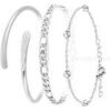 Bracelets Sc Crystal BS1927-ARGENT+B2384-ARGENT+B2371 Argent&eacute;