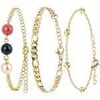 Bracelets Sc Boh&egrave;me BS2945+B2371-DORE+B2384-DORE Dor&eacute;