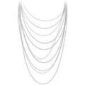 Collier Sc Crystal B4235-ARGENT Argent&eacute; Grenoble