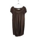 Robe courte Gerard Darel Robe en soie marron