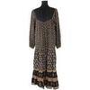 Robe Louise Misha Robe en coton noire