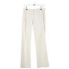 Pantalon BOSS Pantalon droit en coton blanc