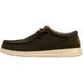 Baskets homme sur Grenoble : Baskets basses HEYDUDE Moccassin &agrave; Lacets Paul Classic Vert