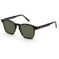 Lunettes sur Grenoble : Lunettes de soleil Retrosuperfuture 26D Lunettes de soleil, Havana/Vert, 50 mm