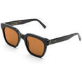 Lunettes sur Grenoble : Lunettes de soleil Retrosuperfuture SU5 Lunettes de soleil, Noir/Marron, 50 mm