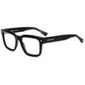 Lunettes sur Grenoble : Lunettes de soleil Dsquared D2 0090 Cadres Optiques, Noir, 54 mm