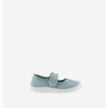 Ballerines enfant Victoria BALLERINE BOSCO BAREFOOT TOILE TEINT&Eacute;E DREC SCRATCH 1370109 Vert Grenoble