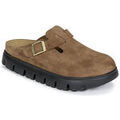 Sabots Papillio Boston Chunky Suede Marron Grenoble