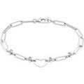 Bracelets sur Grenoble : Bracelets Lotus Bracelet Silver Coeur argent