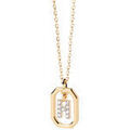 Collier Pdpaola Collier Lettre H Mini dor&eacute; Jaune Grenoble