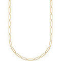 Colliers sur Grenoble : Collier Brillaxis Collier cha&icirc;ne plaqu&eacute; or Jaune