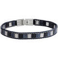 Bracelets Jourdan Bracelet homme Orion acier et perles bleues Grenoble