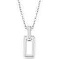 Colliers sur Grenoble : Collier Lotus Collier Style G&eacute;om&eacute;trique acier Blanc