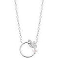 Collier Brillaxis Collier argent feuille oxyde Grenoble