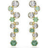 Boucles oreilles Swarovski Bpucles d'oreilles Constella verte