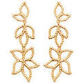 Boucles d'oreille sur Grenoble : Boucles oreilles Brillaxis Boucles d'oreilles pendantes fleurs