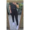 Pantalons sur Grenoble : Pantalon Stradivarius Pantalon tailleur noir