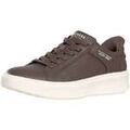 Baskets basses Skechers Baskets Slip-ins Court Break &agrave; double a&eacute;ration Marron Grenoble
