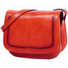 Sac bandouli&egrave;re Katana Besace En Cuir De Vachette Collet V&eacute;g&eacute;tal 66801 Rouge