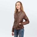 Veste Cameleon Wmns Leather Jacket 5214 Tobacco Vestes sur Grenoble : Veste Cameleon Wmns Leather Jacket 5214 Tobacco