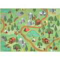 D&eacute;coration sur Grenoble : Tapis Rugsx TAPIS REBEL ROADS Wild life 90 For&ecirc;t, 140x200 cm Vert 140x200 cm. . Maison & D&eacute;co > Tapis.