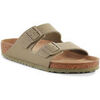 Mules BIRKENSTOCK Rivet Logo Vegan Canvas Faded Khaki 1023958