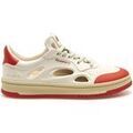 Baskets femme sur Grenoble : Baskets basses Foamers FOAM01/EVA-R12 WHITE/BEIGE/RED