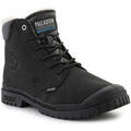 Sports d'hiver sur Grenoble : Boots Palladium sp20 Cuff Leather Waterproof WL 79067-008-M Black