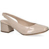 Ballerines Caprice beige elegant part-open formal