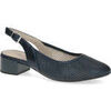 Ballerines Caprice navy elegant part-open formal