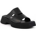 Chaussons / Pantoufles sur Grenoble : Chaussons Sergio Moretti black casual open slippers
