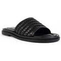 Chaussons / Pantoufles sur Grenoble : Chaussons Sergio Moretti black casual open slippers