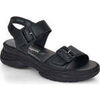 Sandales Rieker black casual open sandals