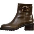 Bottes femme sur Grenoble : Bottines Emilie Karston Bottine &agrave; Talon Cuir Quinn Kaki