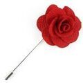 Broches Cravate Avenue Signature Boutonni&egrave;re rose sauvage Rouge Grenoble