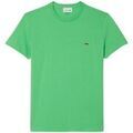 Tee-shirts sur Grenoble : T-shirt Lacoste T shirt col rond Ref 52097 UYX Vert prairie