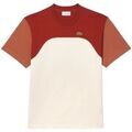 T-shirt Lacoste T shirt homme Ref 65345 HBI Marron Grenoble