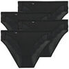 Culottes & slips Sloggi Romance Tai PACK DE 4 Noir