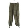 Pantalons sur Grenoble : Pantalon Maliparmi Pantalon droit en coton vert