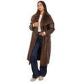 Manteaux sur Grenoble : Manteau La Modeuse Manteaux pour femme - Marron -