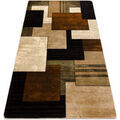 D&eacute;coration sur Grenoble : Tapis Rugsx Tapis ROYAL 5367 G&eacute;om&eacute;trique 3D - noir 100x200 cm Noir 100x200 cm. . Maison & D&eacute;co > Tapis.