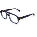 Lunettes sur Grenoble : Lunettes de soleil Xlab Col anti-&eacute;blouissement Cartagena. Bleu stri&eacute; Cadres Optiqu