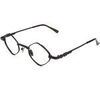 Lunettes de soleil Xlab Bloc bleu Tenerife Cadres Optiques, Noir, 43 mm