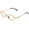 Lunettes de soleil Xlab Bloc bleu Ibiza Cadres Optiques, Or, 45 mm Dor&eacute;