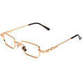 Lunettes sur Grenoble : Lunettes de soleil Xlab Bloc bleu Ibiza Cadres Optiques, Or, 45 mm Dor&eacute;