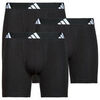 Boxers adidas ACTIVE FLEX COTTON Boxer Long Pack de 3 Noir